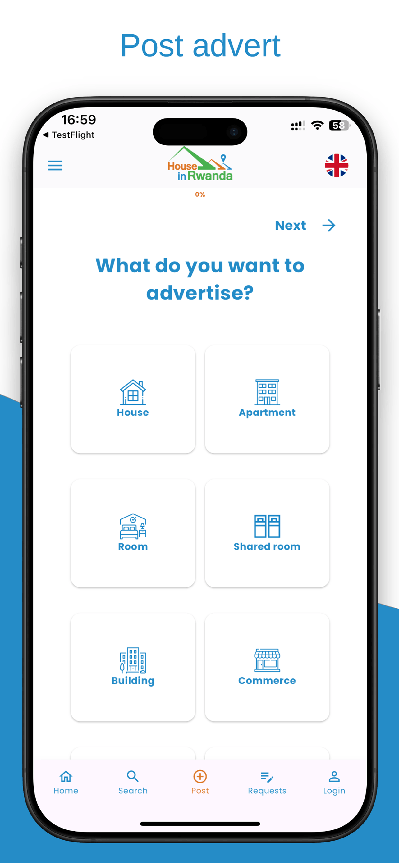 House in Rwanda – Real Estate Mobile Application