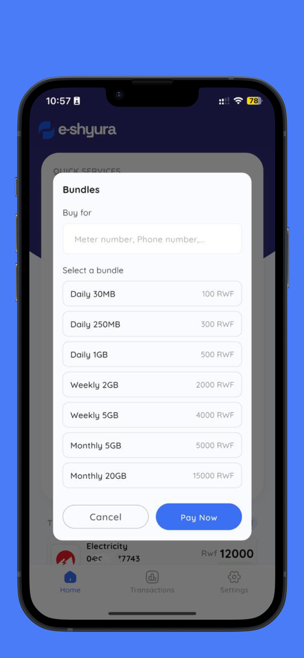 Eshyura – Cross-Platform Mobile Application (iOS & Android)