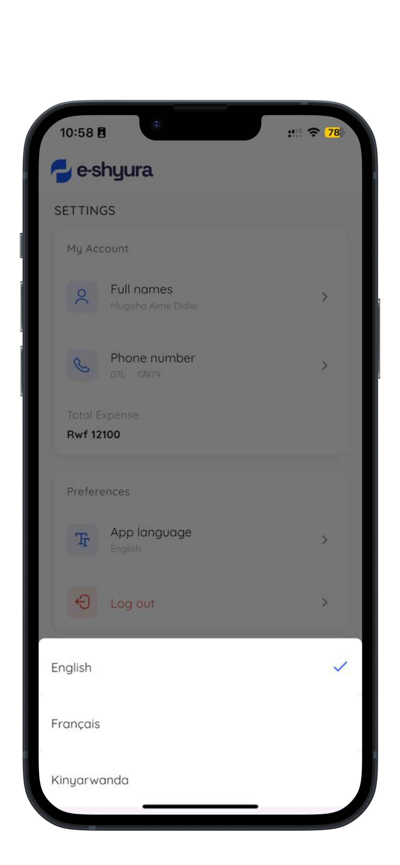 Eshyura – Cross-Platform Mobile Application (iOS & Android)