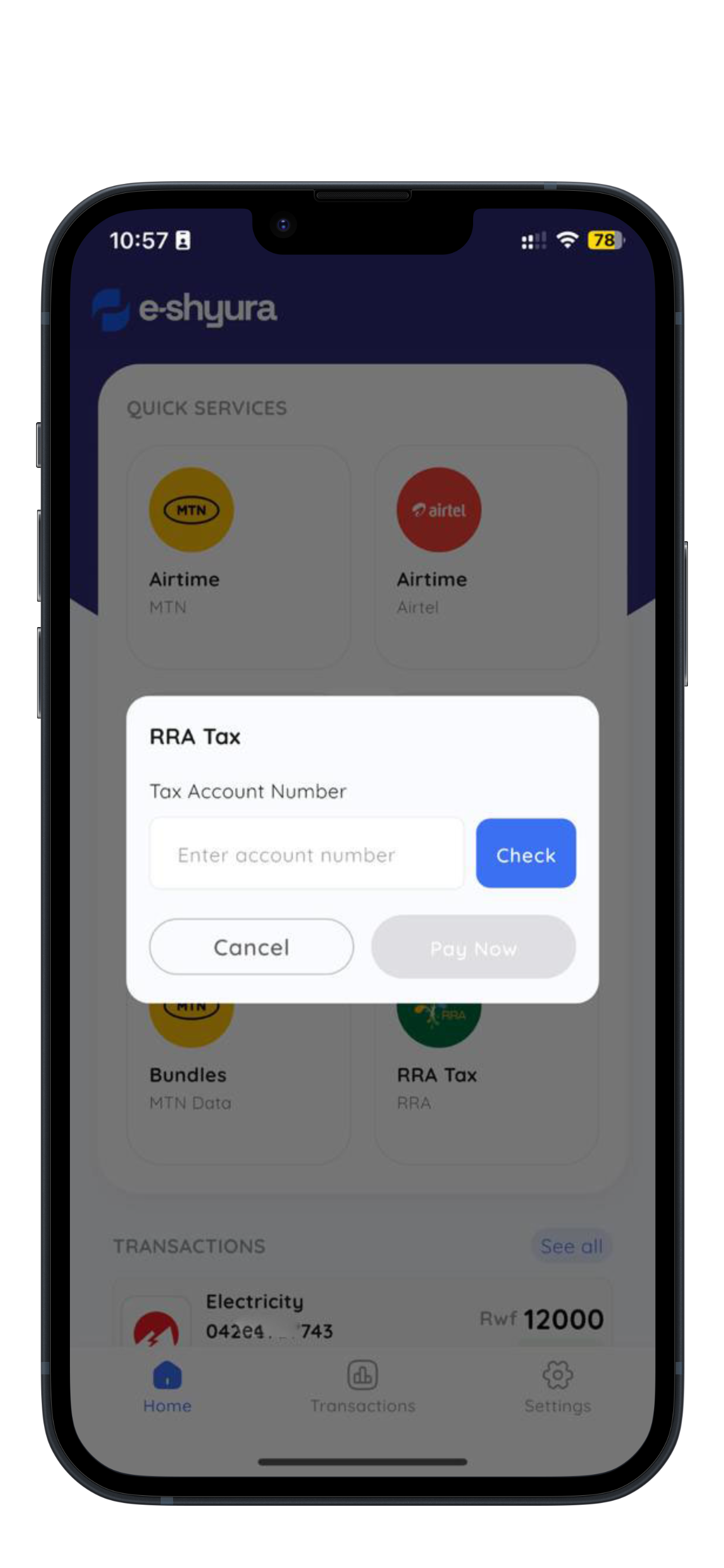 Eshyura – Cross-Platform Mobile Application (iOS & Android)