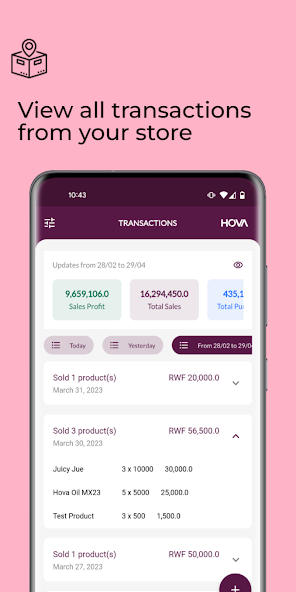 HovaStore – Smart POS & Business Management Mobile App