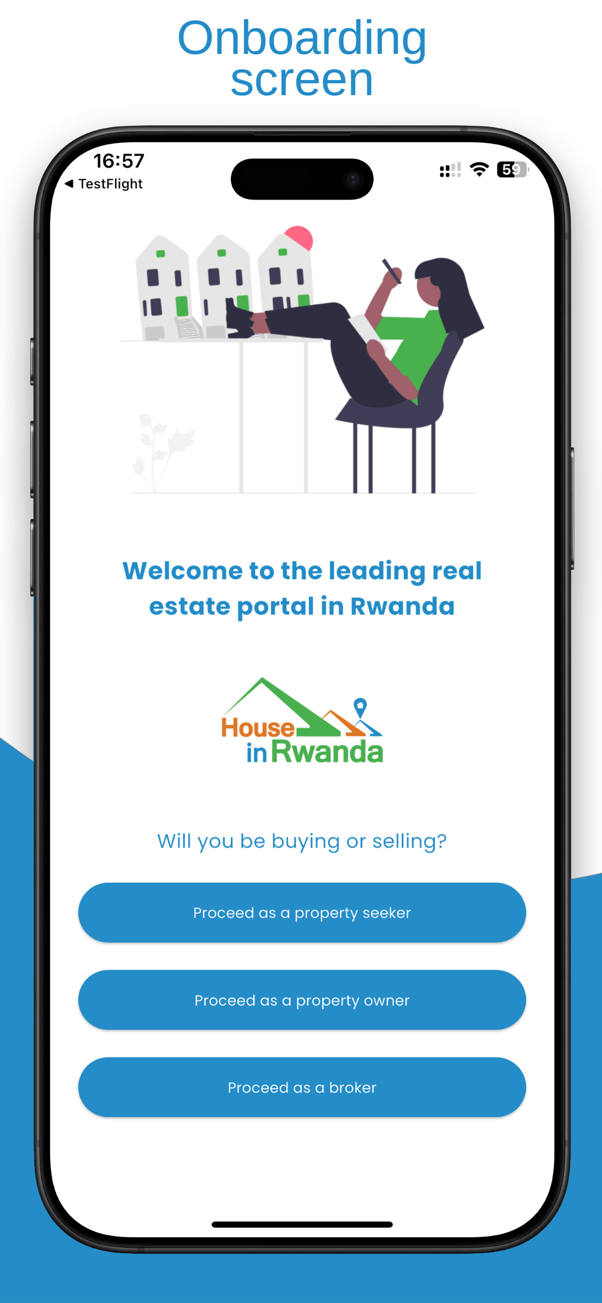 House in Rwanda – Real Estate Mobile Application